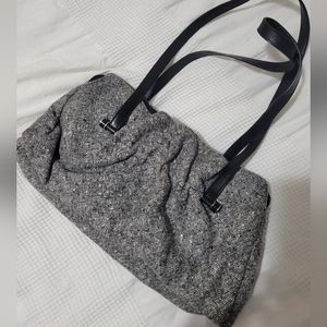 Banana Republic tweed handbag
